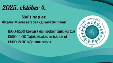Nyílt nap az Általér Szakgimnáziumban