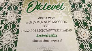 Gyermek Néptáncosok XVII. Országos Szólótánc Fesztivál – Döntő